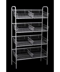 Exhibidor de Alambre EXHIBITODO 8 Canastos D8