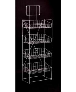 Exhibidor de Alambre Polirrubro 4 Canastos FB4