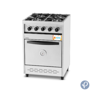 Cocina Modena Multigas DANDA 4 Hornallas Acero Inox  C600M