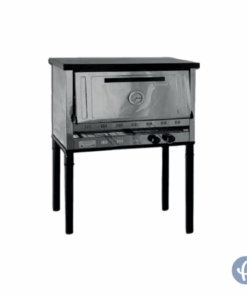 Horno pizzero CALABRO C20 6 moldes con carlitera acero inoxidable