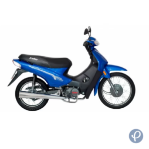 Motocicleta Keller Crono 110cc Eco color Azul con casco