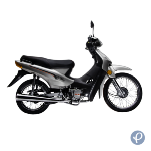 Motocicleta Keller Crono 110cc Eco color Gris con casco