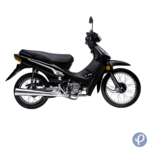 Motocicleta Keller Crono 110cc Eco color Negra con casco