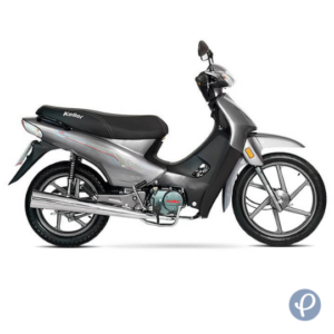 Motocicleta Keller Crono 110 Plus con casco