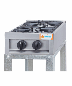 Alternative view of Anafe 2 hornallas vertical DANDA con base C506A