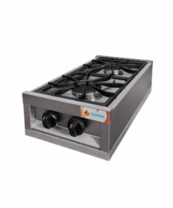 Alternative view of Anafe 2 hornallas vertical DANDA sin base C505A