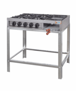 Anafe DANDA Múltiple 4 Hornallas y Plancha  Con Base 508A