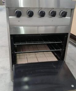 Alternative view of Cocina Multigas DANDA 4 Hornallas Acero Inox  C600 / Usado