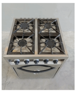 Alternative view of Cocina Modena Multigas DANDA 4 Hornallas Acero Inox C600M / Usado 1