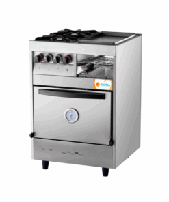 Cocina Industrial DANDA 2 hornallas Multiple Carlitero Y Plancha C601