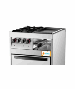 Alternative view of Cocina Industrial DANDA 2 hornallas Multiple Carlitero Y Plancha  C601