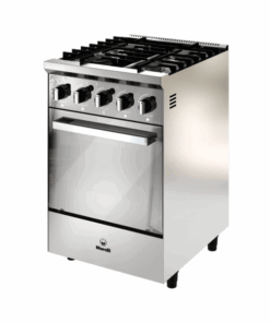 Alternative view of Cocina MORELLIi Zafira 4H Acero Inoxidable 550 C18024