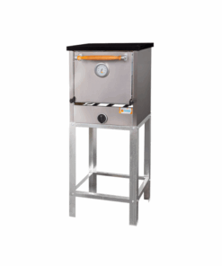 Alternative view of Horno pizzero DANDA 3 moldes acero inoxidable C901I