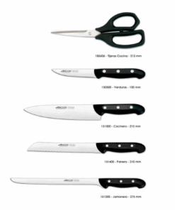 Alternative view of Juego de cuchillos cinco piezas ARCOS con taco de madera 1521