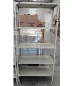 Estanteria Metalica EXHIBITODO 43x90x200cm 5 Estantes 30kg / Usado 3