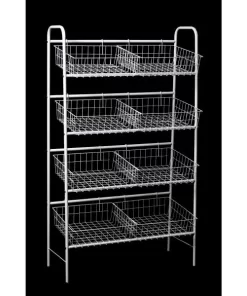 Exhibidor de Alambre EXHIBITODO 8 Canastos D8 / Seminuevo