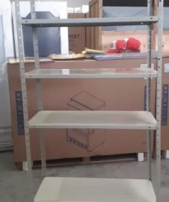 Estanteria Metalica EXHIBITODO 43x90x200cm 5 Estantes 30kg / Usado 4