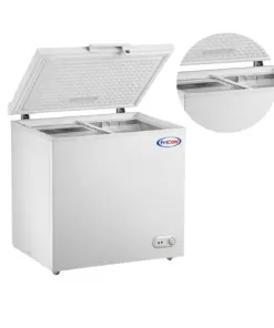 Freezer horizontal FRICOM FHF-227 GLASS tapa ciega con vidrio 227L