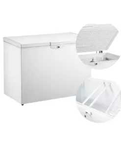 Freezer horizontal FRICOM FHF-327 GLASS tapa ciega con vidrio 327L