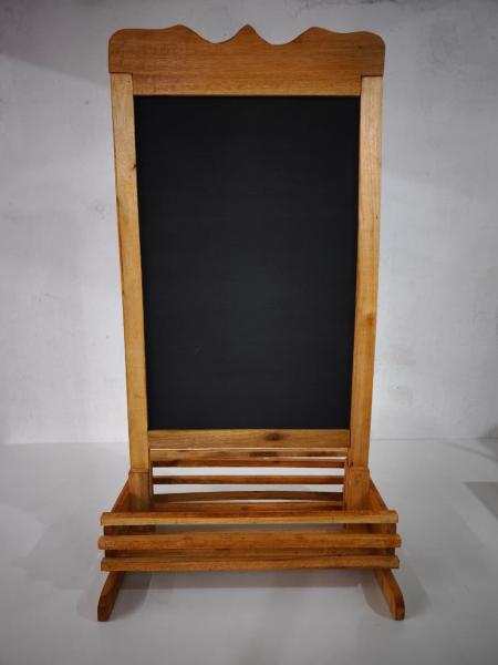 Cartel Pizarra Madera Doble Faz
